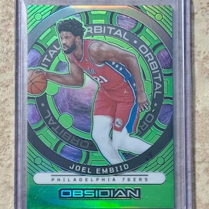 2023-24 Panini Obsidian Joel Embiid #20 Orbital Green #d/25 Philadelphia 76ers
