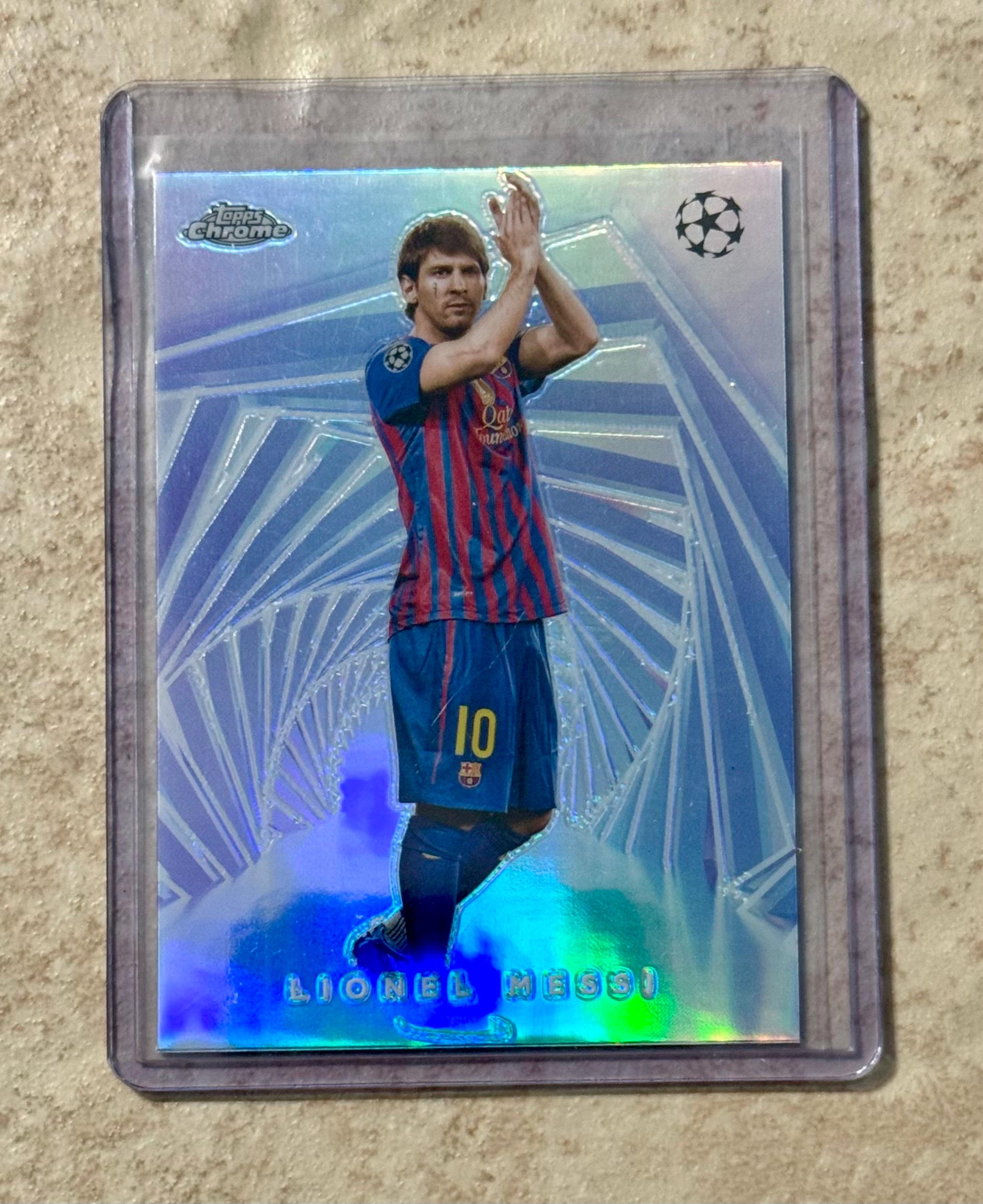 2023-24 Topps Chrome UEFA Lionel Messi Hobby Masters Case Hit #HB 