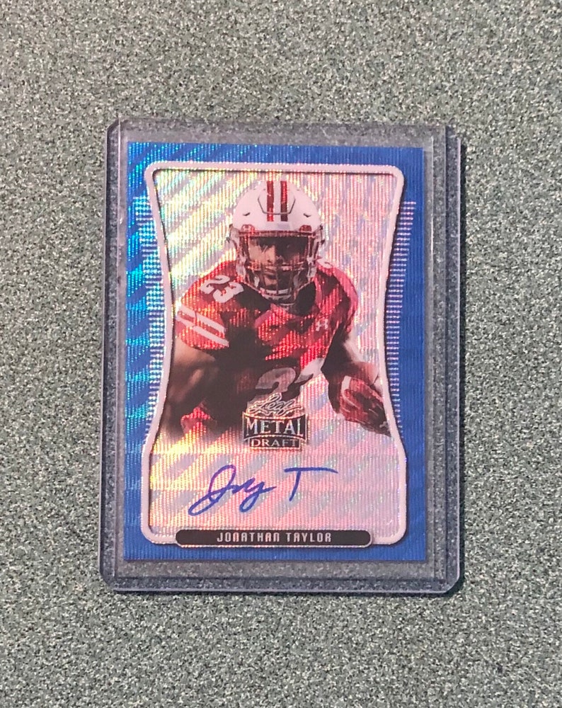 Jonathan Taylor Certified Autographed Rookie Card Pick One 2 Etsy