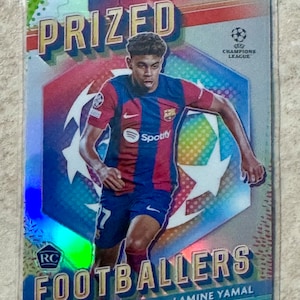 2024 Topps Lamine Yamal FC Barcelona RC Rookie-Preisträger-Fußballer