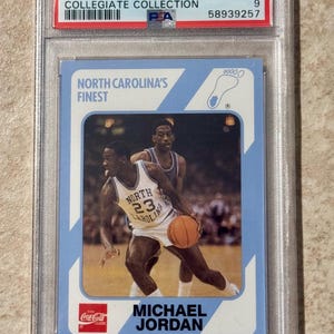 1989 Michael Jordan PSA 9  North Carolina Collegiate Collection #17