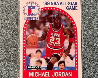 1989 NBA Hoops Michael Jordan Card - Etsy 1989 NBA Hoops Michael Jordan Card - Etsy