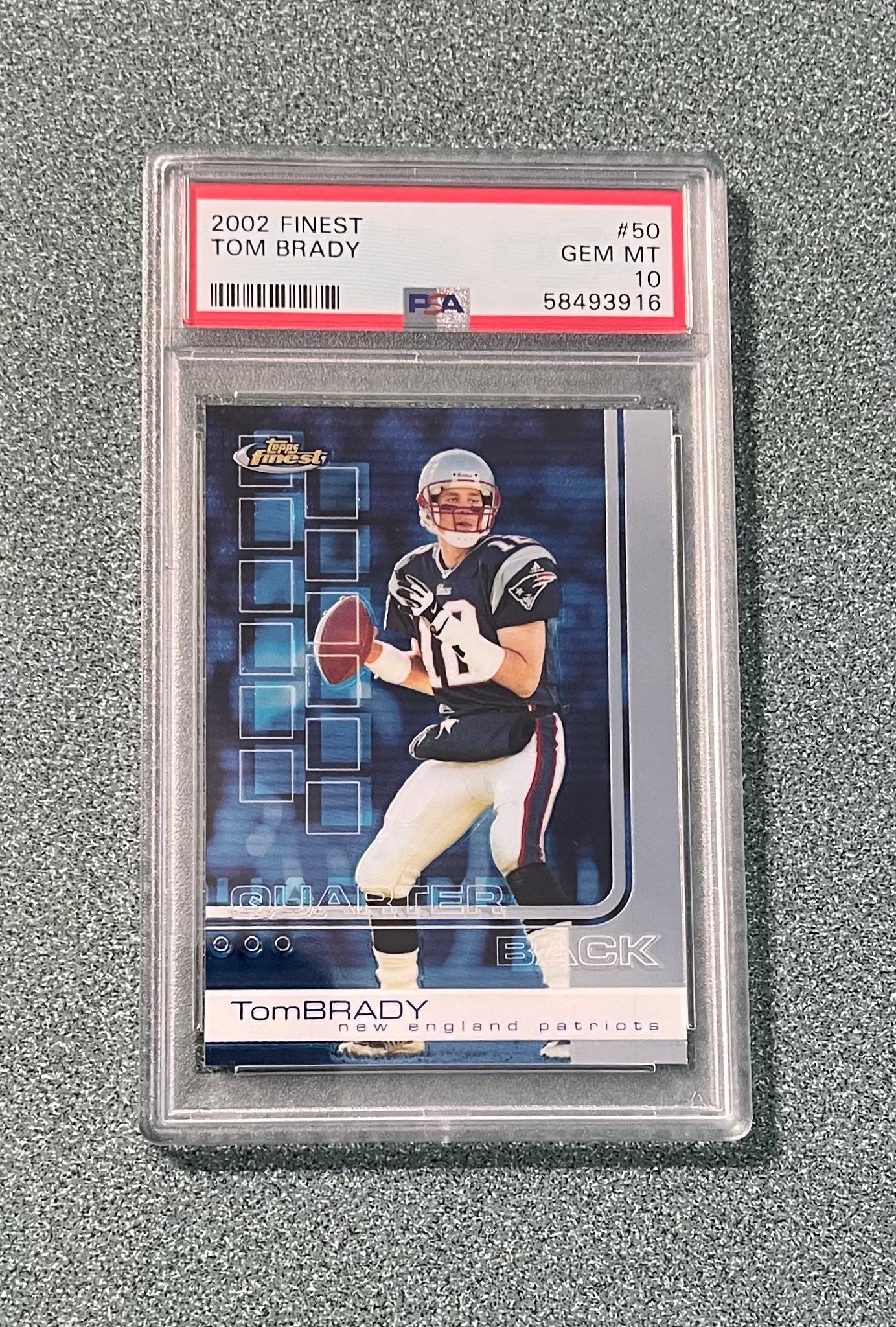 2002 Topps Finest TOM BRADY 50 PSA 10 Gem Mint - Etsy Israel