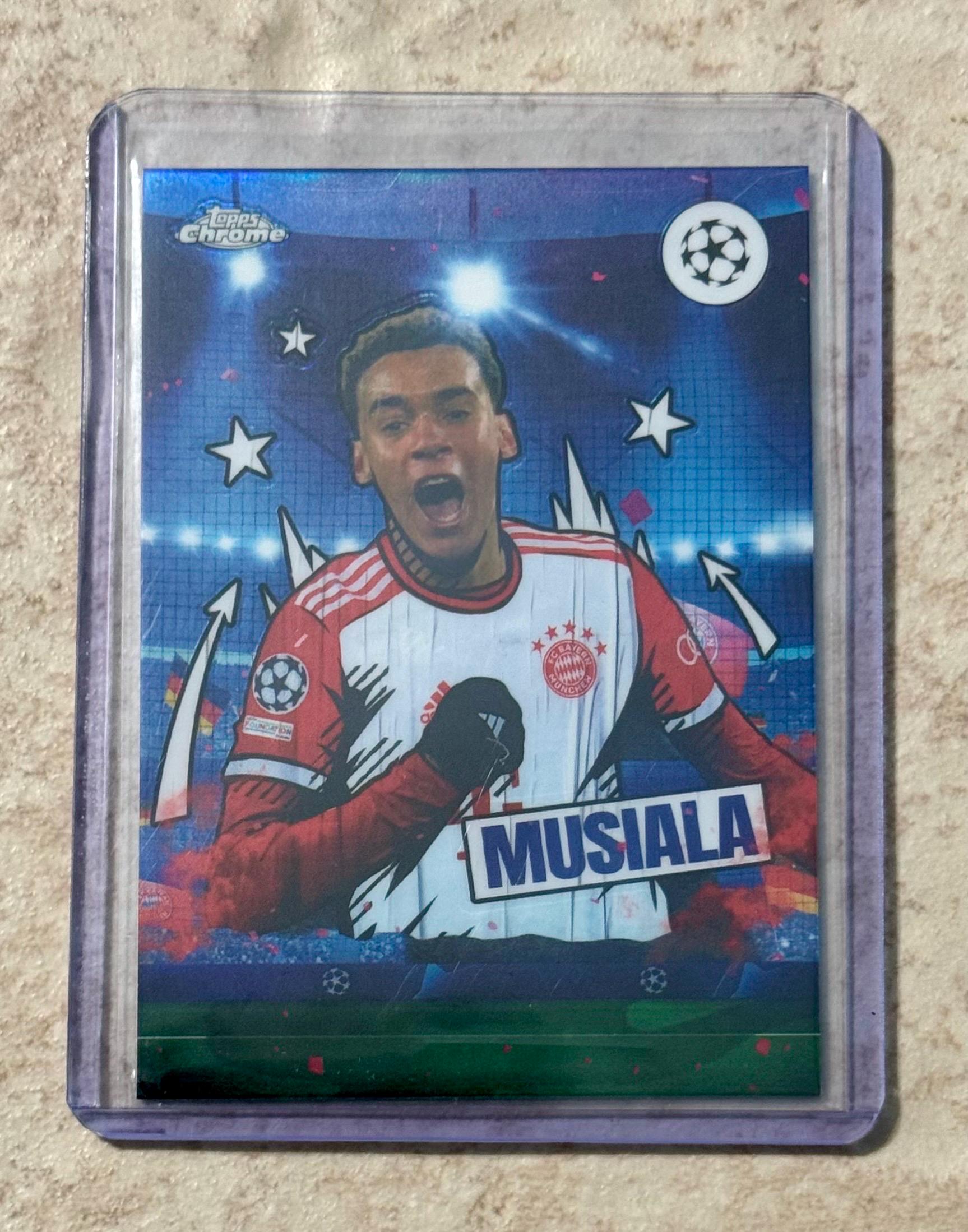 2020 Topps Chrome Speckle Jamal Musiala（Jamal Musiala 2020 Topps 
