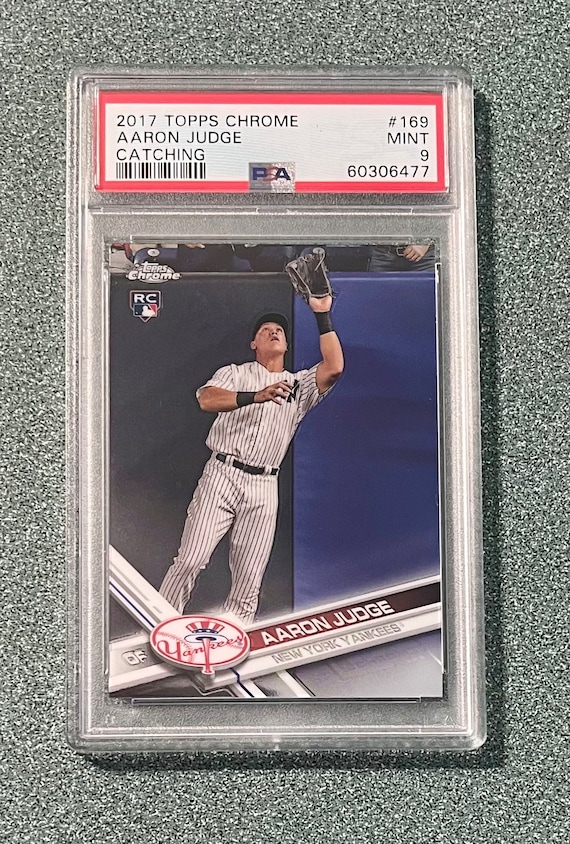 ゲームセンター・ゲームカード 2017 Topps Chrome Aaron Judge RC PSA Auction Prices Realized Baseball Cards 2017 TOPPS CHROME
