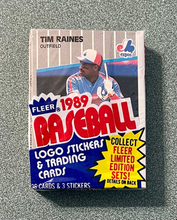 1989 Fleer Baseball Card Pack - Sealed Cello Pack (36 Cards) W/ Griffey Jr., Ryan