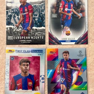 Lamine Yamal - FC Barcelona - Rookie Karte 4er Set