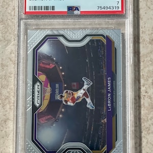 Hommage aux Prizm LeBron James PSA 7 Mint Kobe 2020 # 1 Lakers de Los Angeles