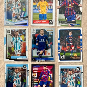 Lot de cartes LIONEL MESSI n°1 Argentine (9) - Sweet Lot with Holo !!!