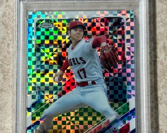 Shohei Ohtani 2021 Topps Chrome Xfractor #159 PSA 9 Mint