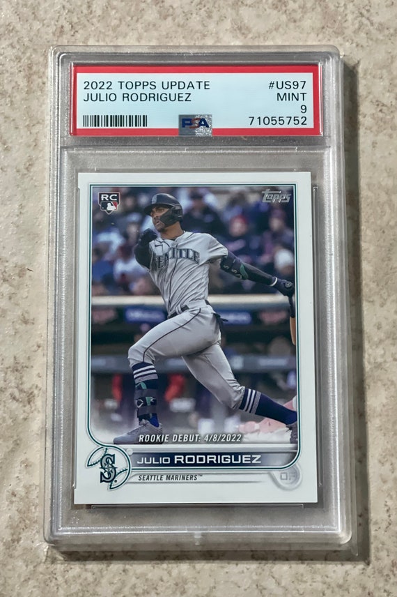 Buy 2022 Topps Update US97 Julio Rodriguez Mariners RC Rookie PSA Online in  India 