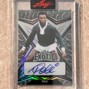 2022 leaf exotic pele metal auto card  2/3 - Brasil Fútbol Legend - Rare