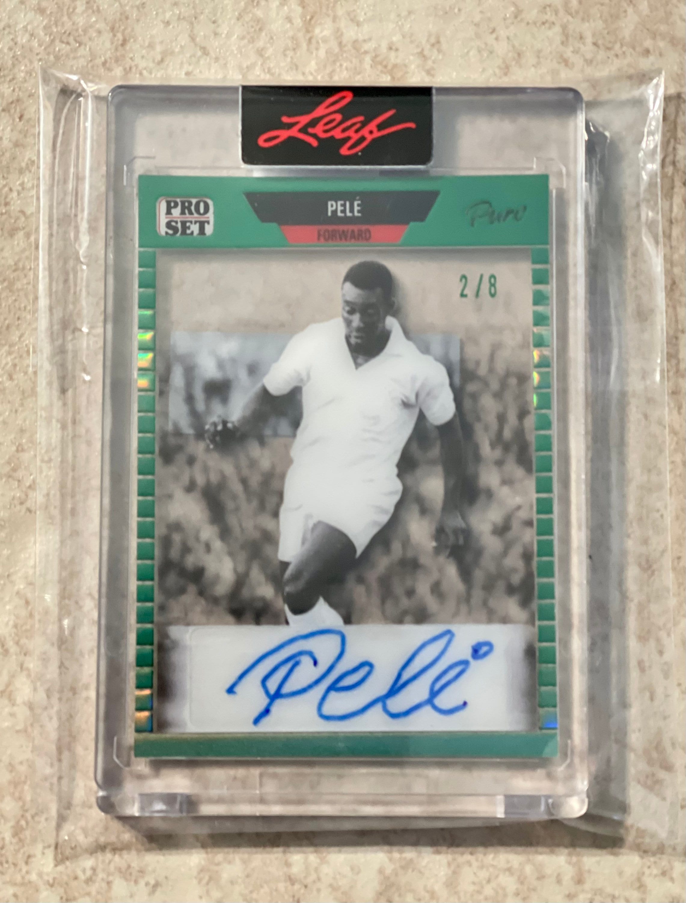 Pele Auto Leaf Proset Pure 89 Retro Sp #d/8 Green Emerald