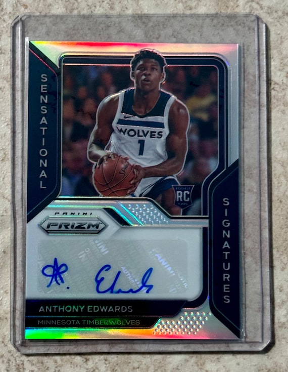 2020-21 Panini Prizm Anthony Edwards Silver Sensational