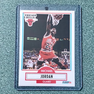 Cartão Fleer Michael Jordan de 1990
