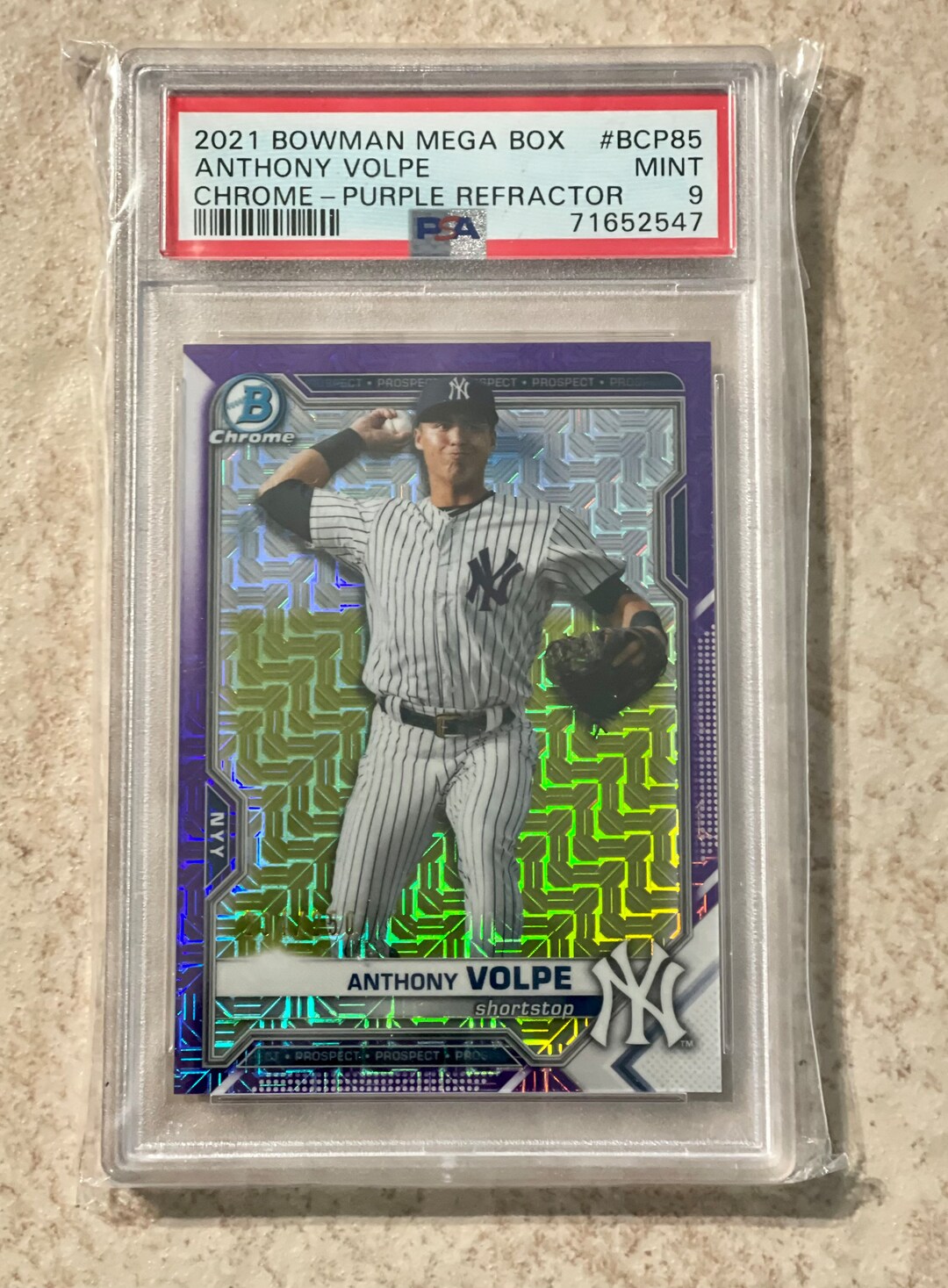 2020 bowman anthony volpe auto はまり psa10