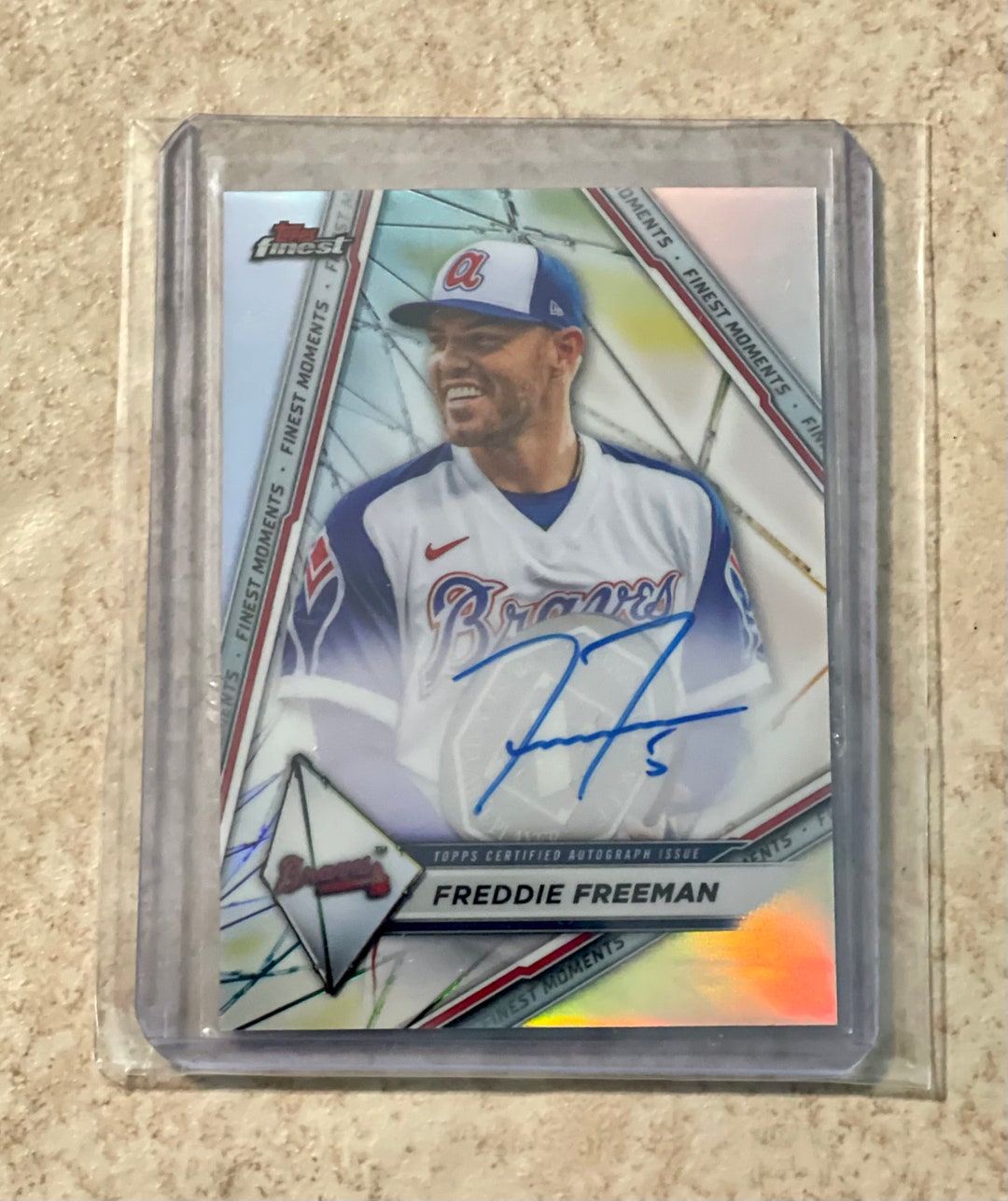 【美品】Freddie Freeman フリーマン★直筆サインカード★Topps 美品】Freddie Freeman フリーマン☆直筆サインカード☆Topps