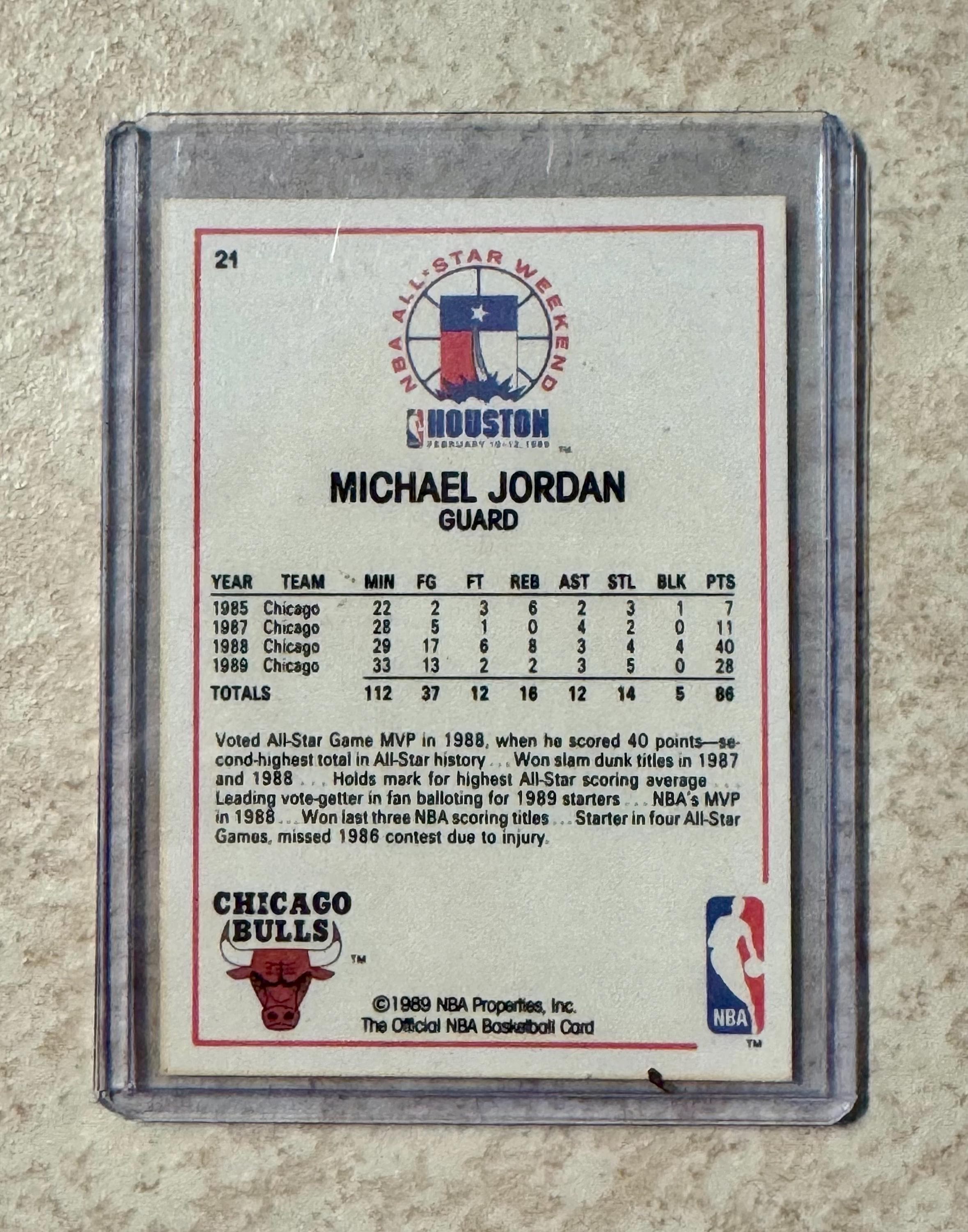 1989 NBA フープス マイケル・ジョーダン カード - Etsy 日本