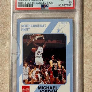 1989 Michael Jordan PSA 9 North Carolina Collegiate Collection #15
