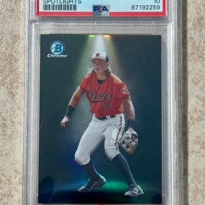 2023 Bowman Jackson Holliday Bowman Spotlights Chrome #BS-6 PSA 10 Gem Mint Baltimore Orioles