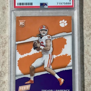 2021 Panini Fathers Day  Trevor Lawrence   Rookie RC  # RC11  PSA 9 Mint