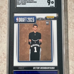 2023 Panini Instant Draft Night #DN1 Victor Wembanyama RC Rookie /31324 SGC 9 Mint