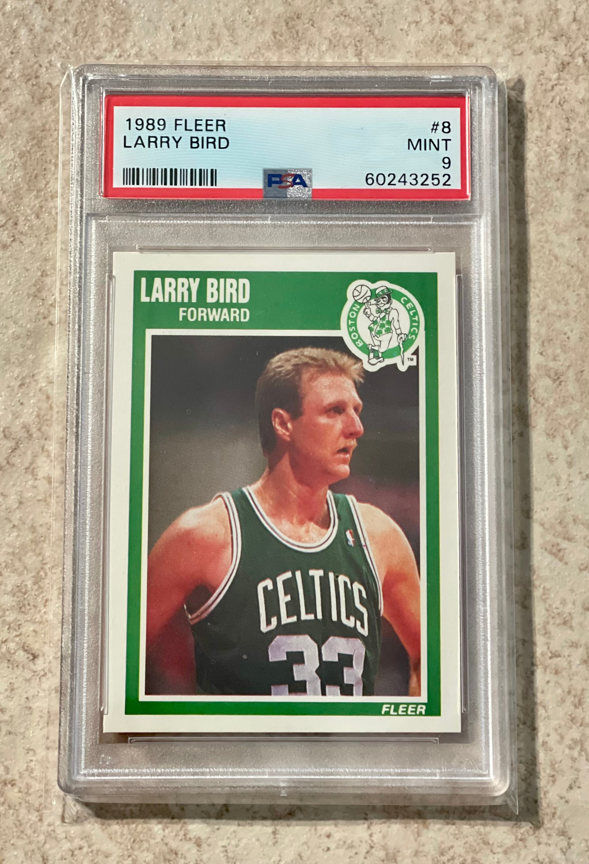 1989-90 Hoops Basketball #150 Larry Bird Boston Celtics Official NBA  Trading Card