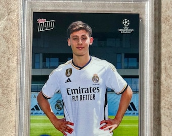 Arda Guler 2022-23 Topps Now UCL 129 Rookie RC PSA 10 Gem Mint