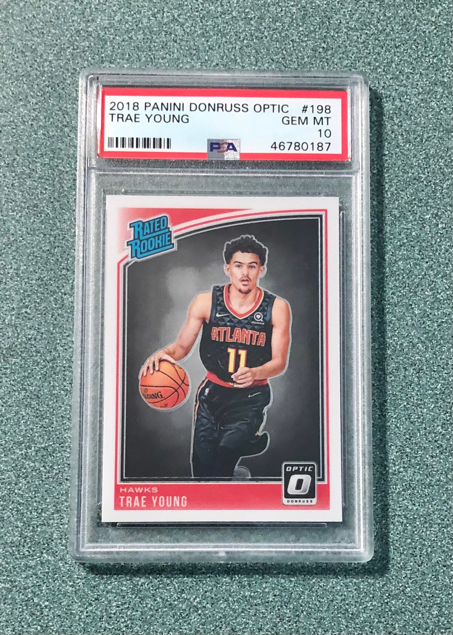 2018-19 Panini Donruss Optic Rated Rookie Trae Young RC 198 - Etsy Israel
