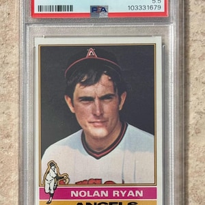 1976 TOPPS Nolan Ryan PSA 5.5 Anaheim Angels