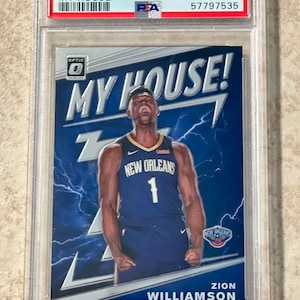 2019 Optik Mein Haus! Zion Williamson PSA 9 mint Rookie Karte #15