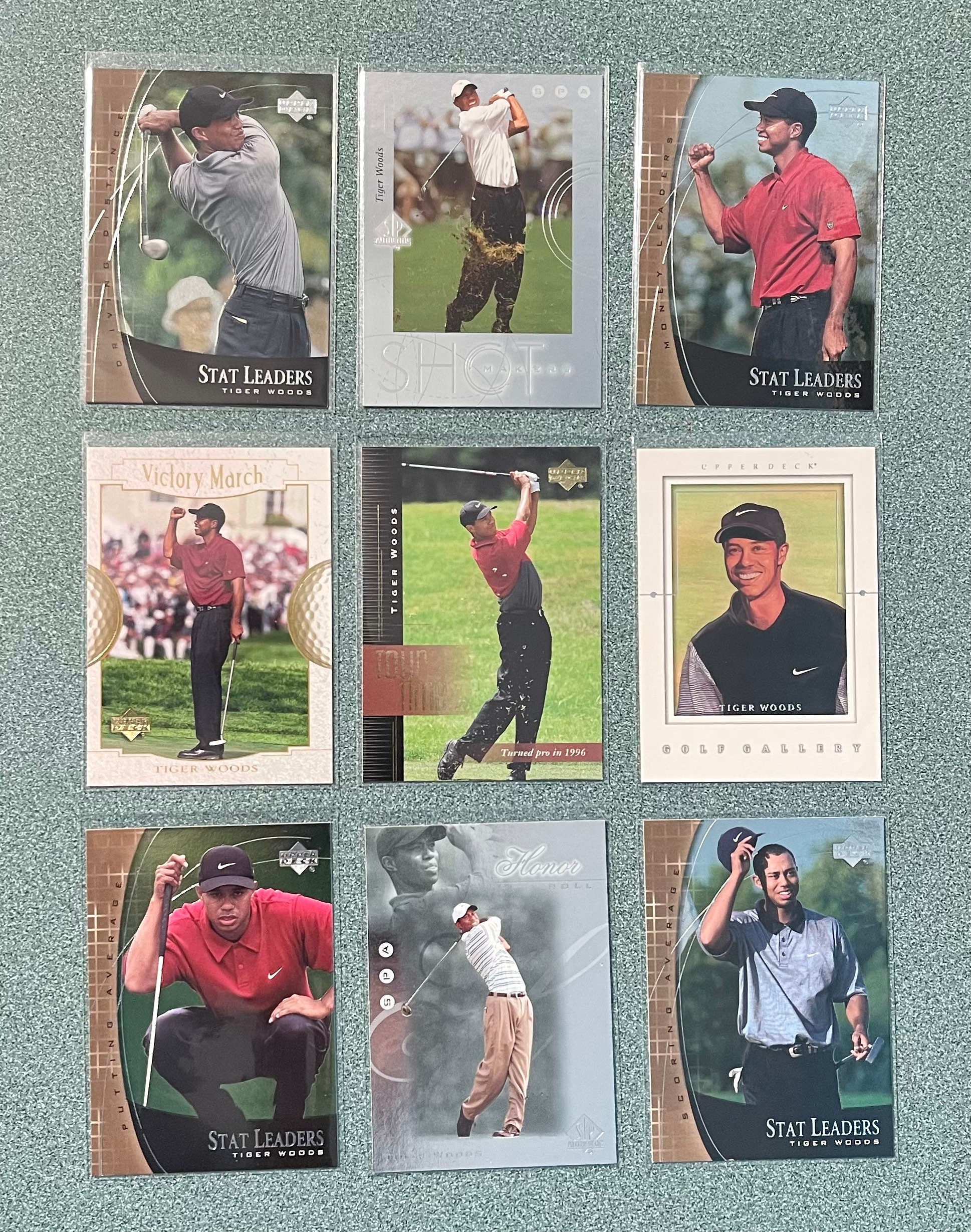 12+ Tiger Woods Golf Cards