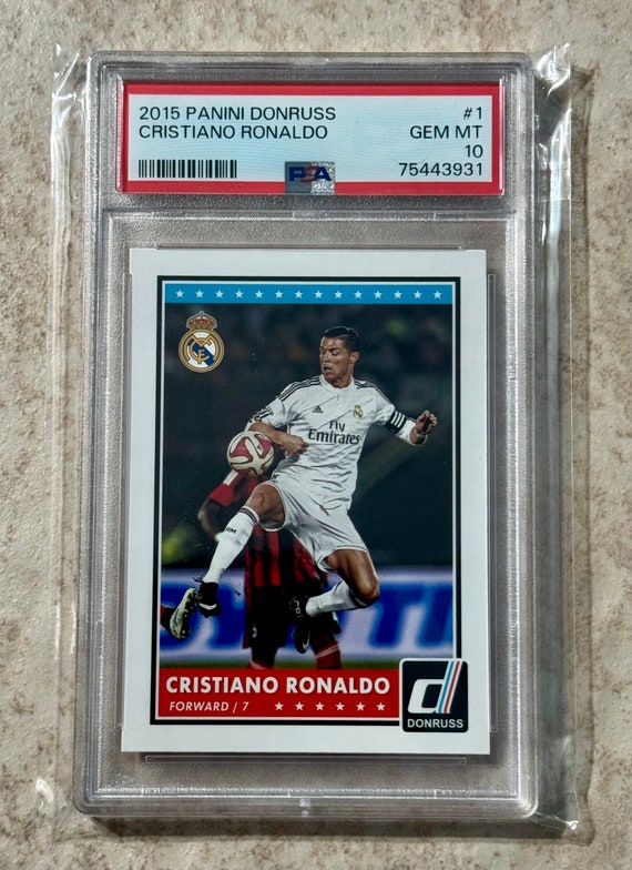 2015 Panini Donruss Cristiano Ronaldo Fantastic Finishers PSA 10 