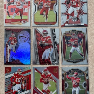 Patrick Mahomes Card Lot van 9 Kansas City Chiefs Lot #1