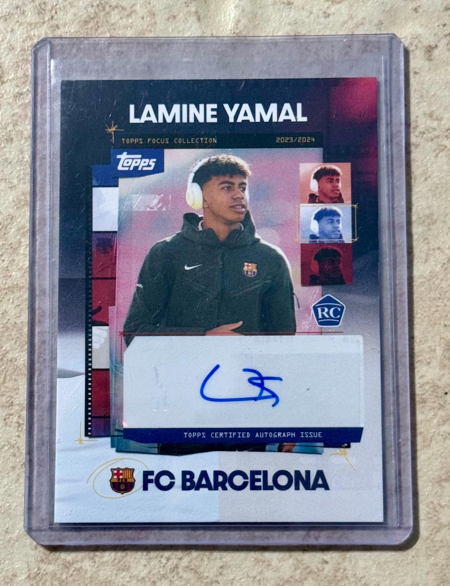 RC】ラミン・ヤマル 直筆サイン 2024 Topps Barcelona - メルカリ