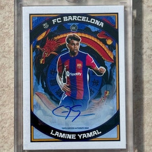 ヤマル 直筆サイン 2023-24 Topps Yamal バルセロナ Lamine Yamal