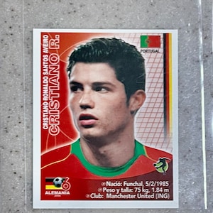 2006 Navarrete Alemania Album Stickers Soccer #204 Cristiano Ronaldo