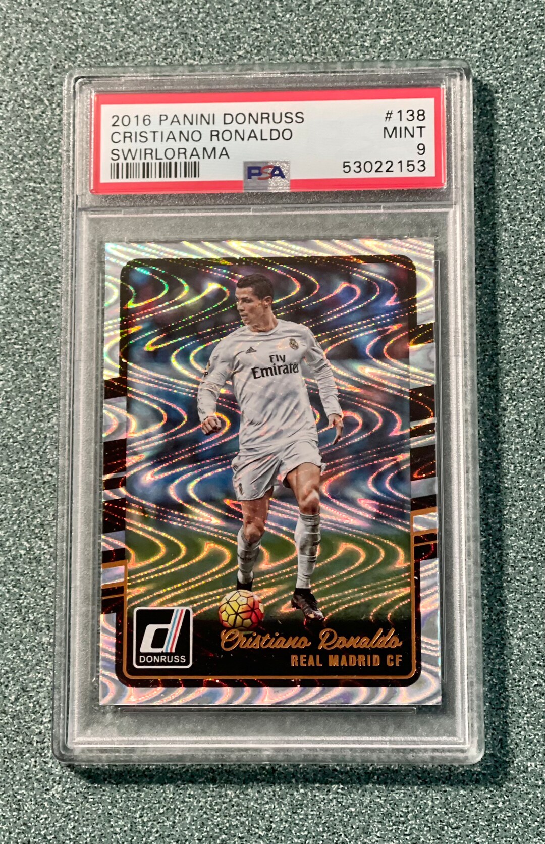 CRISTIANO RONALDO panini donruss 2016-17 サッカーカード