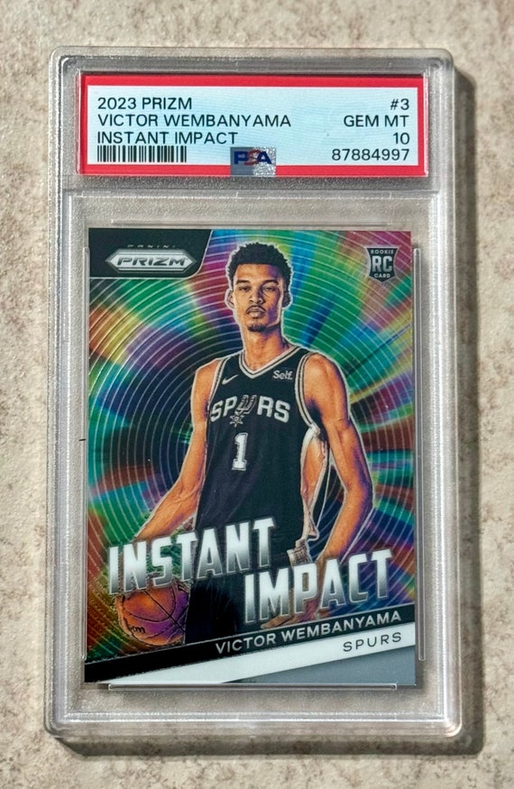 2023 Prizm #3 Victor Wembanyama Instant Impact Rookie Card