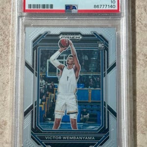 Victor Wembanyama 2023 Panini Prizm Draft Picks #2 RC Rookie Karte PSA 10 Gem Mint San Antonio Spurs