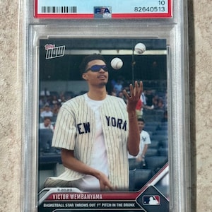 2023 Topps Now Victor Wembanyama PSA 10 Gem Mint #472 Rookie Karte