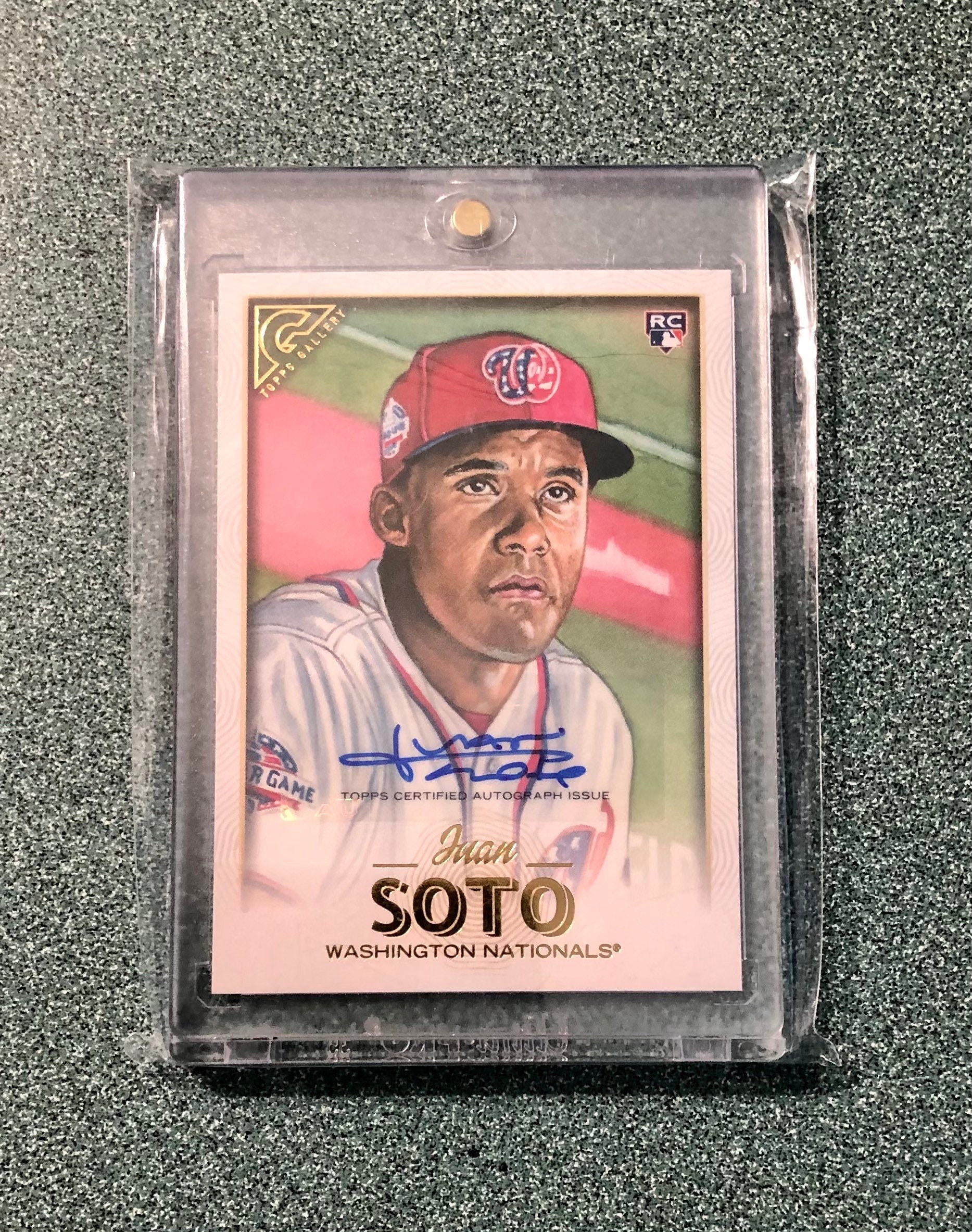 Juan Soto Autographed MLB Debut Game Used Authenticated Ball 5/20