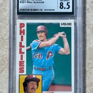 1984 O-Pee-Chee Mike Schmidt #361 CGC 8.5 HOF
