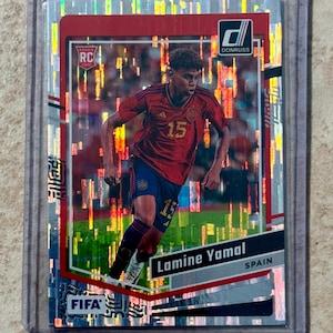 2023-24 Panini Donruss FIFA Lamine Yamal #54 RC Rookie Silver Spain