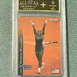 Serena Williams 2003 Net Pro Rookie Karten #2 Graded ASG 9 NM