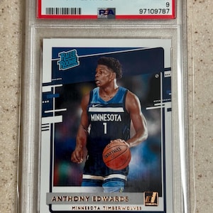 2020-21 Panini Donruss - Rated Rookies Anthony Edwards #201 Minnesota Timberwolves Rookie Card