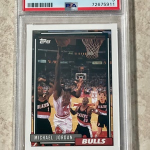 1992 Topps Michael Jordan # 141 PSA 9 Mint