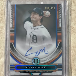 2023 Topps Tribute 88/150 Casey Mize #TA-CMI Auto