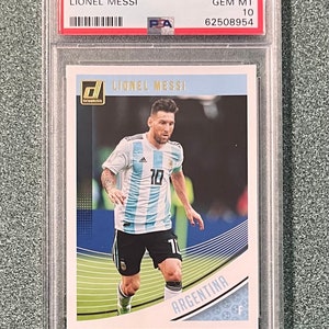 2018-19 Panini Donruss LIONEL MESSI Argentina PSA 10 Gemme Menta