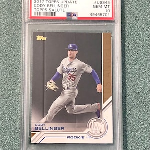 2017 Topps Update Salute Cody Bellinger ROOKIE RC #USS43 PSA 10 Gem Mint